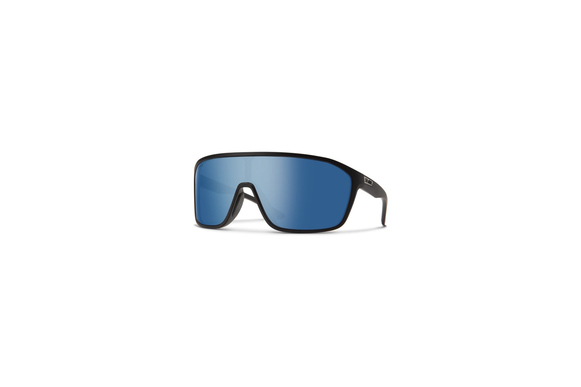 Smith Boomtown Matte Black - ChromaPop Polarized Blue Mirror