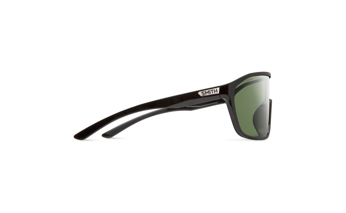 Smith Boomtown Black - ChromaPop Polarized Grey Green