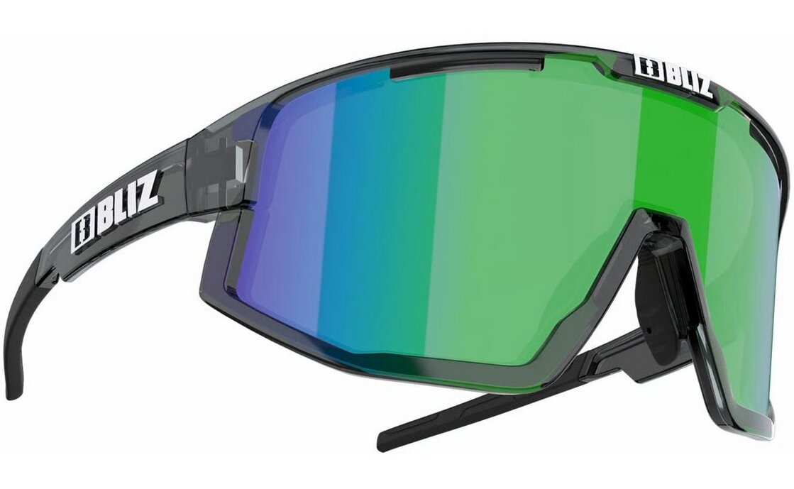 Bliz Fusion Crystal Black - Brown w Green Multi