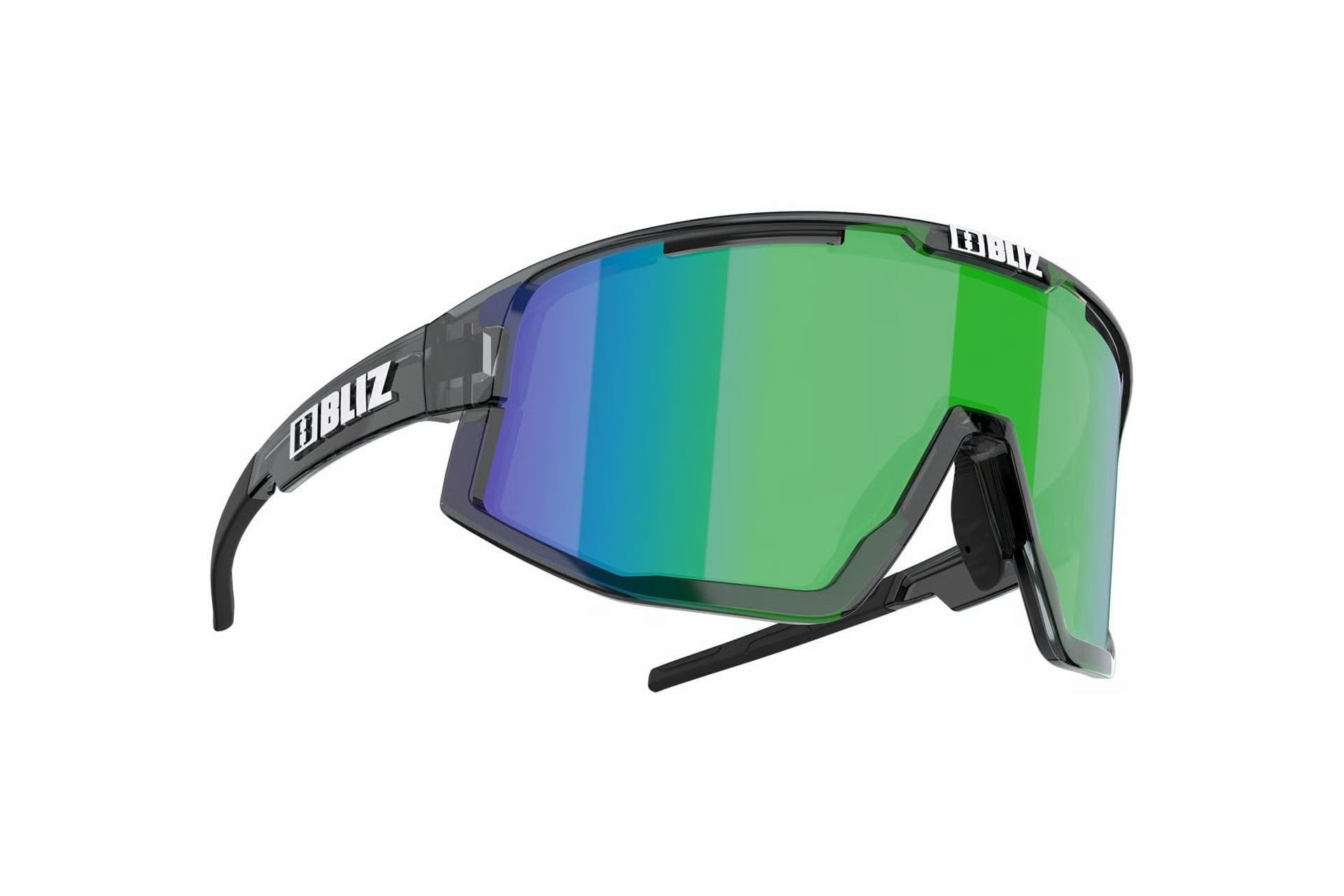 Bliz Fusion Crystal Black - Brown w Green Multi