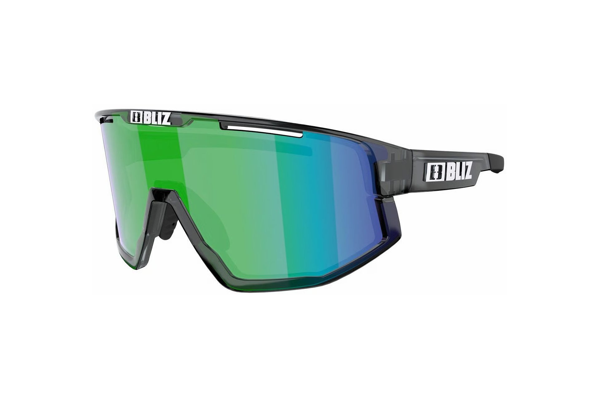 Bliz Fusion Crystal Black - Brown w Green Multi