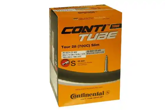 Butylkautschuk - Fahrradschläuche - Continental Tour 28 Slim SV Schlauch - 42 mm