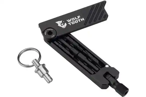 Minitools - Wolftooth 6-Bit Hex Wrench Multitool mit Schlüsselanhänger