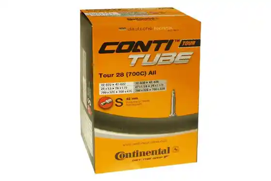 Butylkautschuk - Fahrradschläuche - Continental Tour 28 All SV Schlauch - 42 mm
