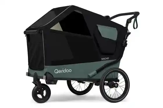 Qeridoo - Fahrradanhänger - Qeridoo Nacho L Green