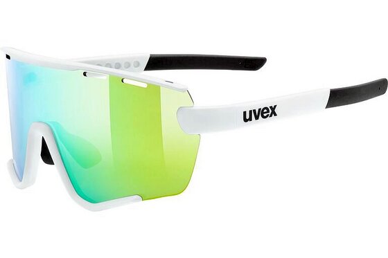 Uvex - Sport-Sonnenbrillen - Uvex Sportstyle 236 Set White Matt / Mirror Green