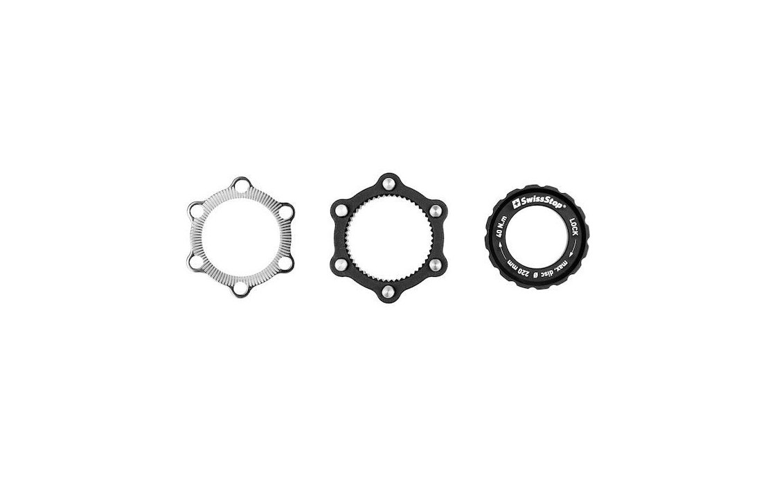 SWISSSTOP Adapter Centerlock auf 6-Loch