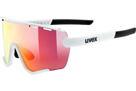 Uvex - Sport-Sonnenbrillen - Uvex Sportstyle 236 S Set White Matt / Mirror Red