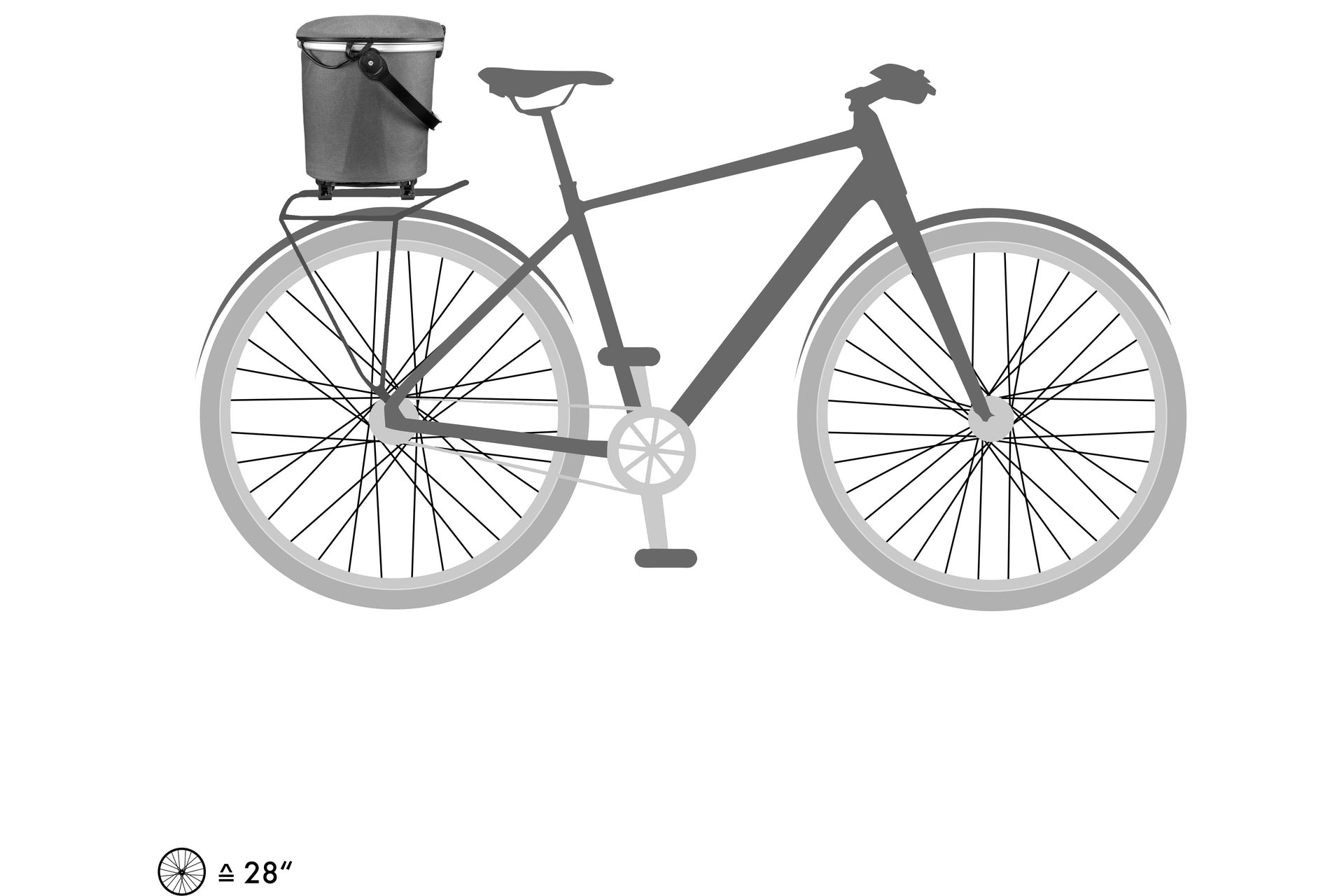 Ortlieb Up-Town Rack Urban Fahrradkorb hinten