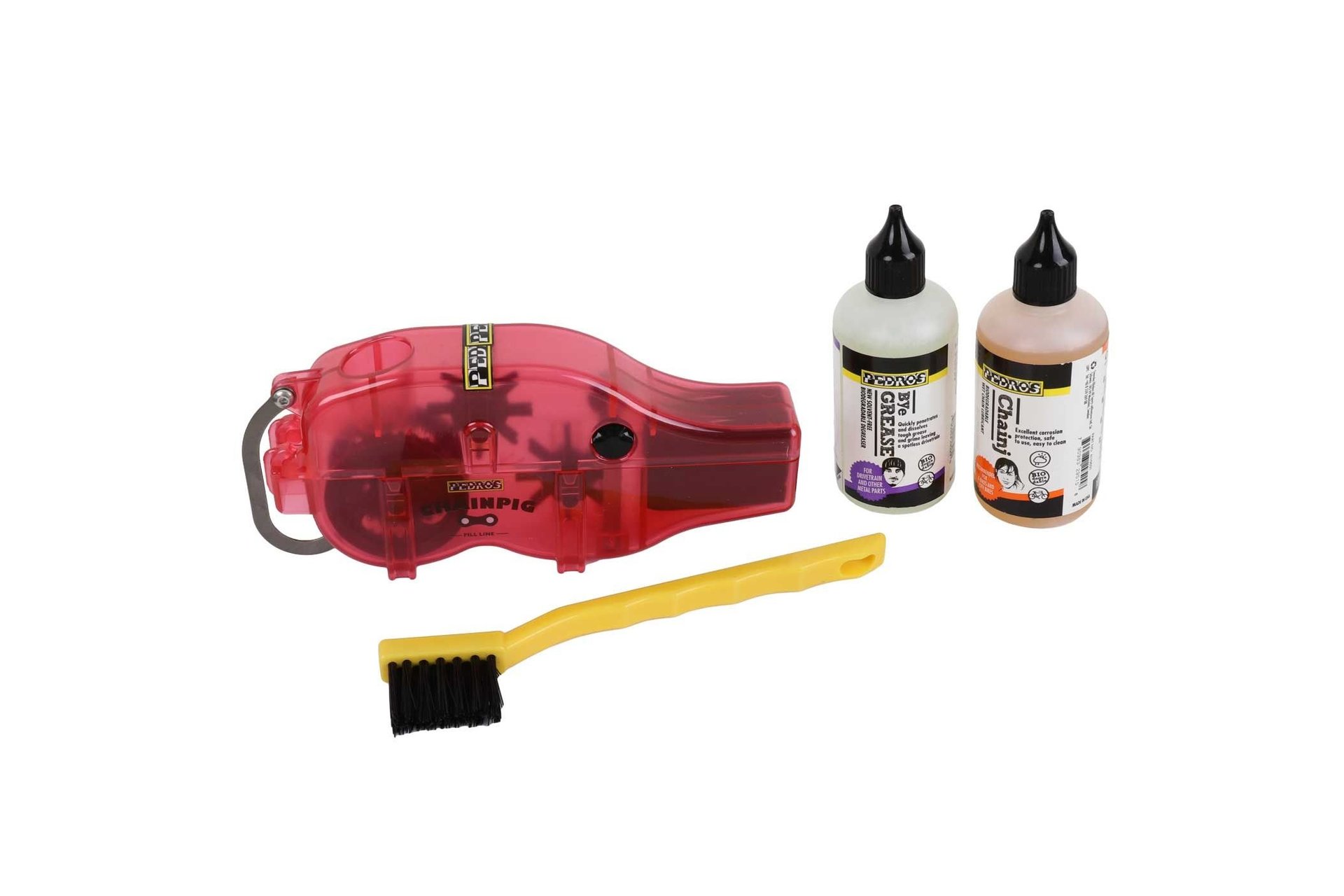 PEDROS Happy Pig Pen Kettenreinigungsger&auml;t Set