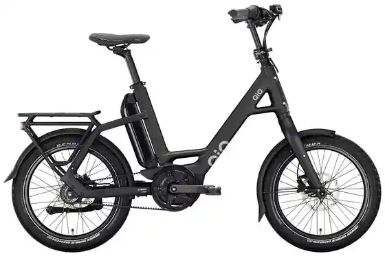 Schwarz - E-Bike-Pedelec - QiO EINS AP-8R RT - 400 Wh - 20 Zoll - Compact