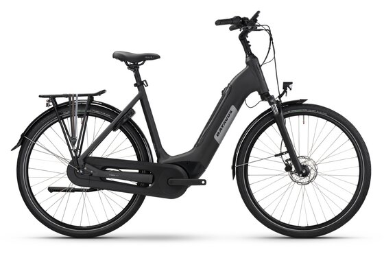 Schwarz - Fahrräder - Batavus Altura E-go Power Pro - 500 Wh - 28 Zoll - Tiefeinsteiger - 2026