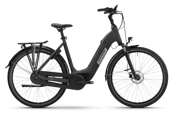 Schwarz - E-Bike City - Batavus Altura E-go Power Pro - 500 Wh - 28 Zoll - Tiefeinsteiger - 2026