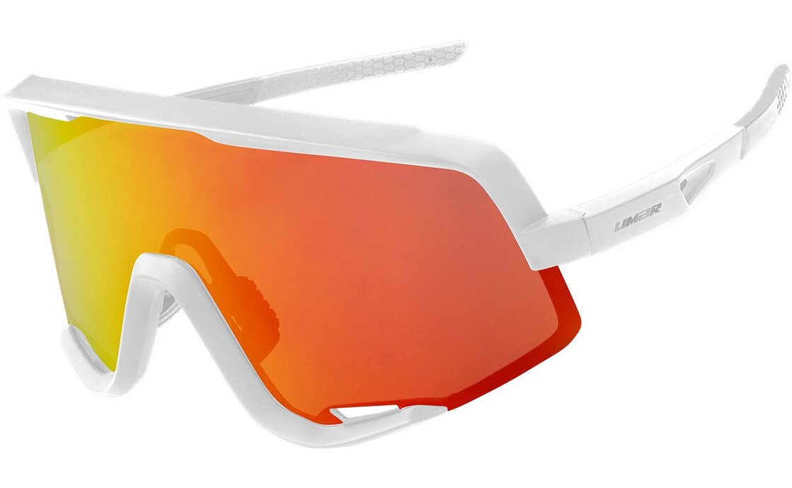 Limar Caos White - Red Mirror Lens