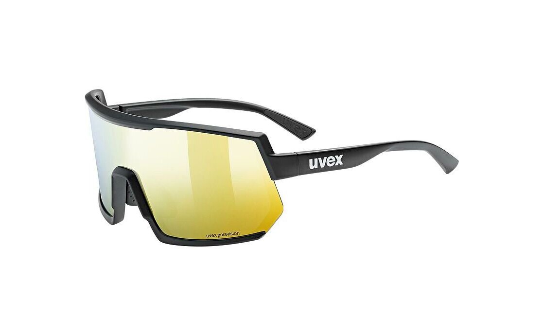 Uvex Sportstyle 235 P Black Matt / Mirror Yellow