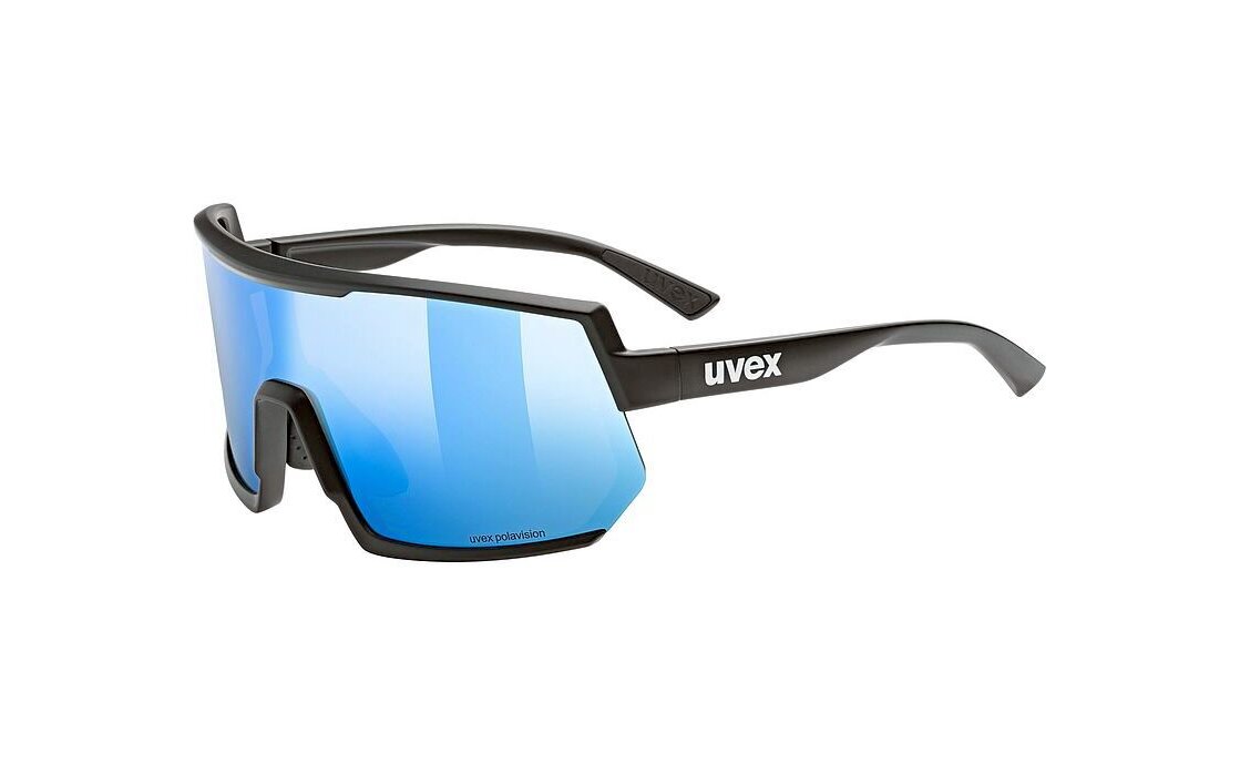 Uvex Sportstyle 235 P Black Matt / Mirror Blue
