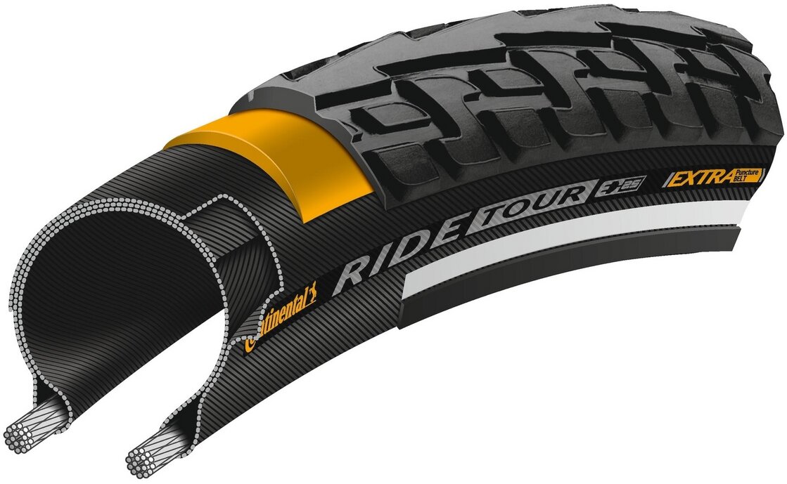 Continental Ride Tour 28x1,60 ExtraPuncture Belt Reflex E-25