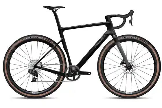 Schwarz - E-Bike Rennräder - Ridley E-ASTR Rival XPLR - 290 Wh - 28 Zoll - Diamant