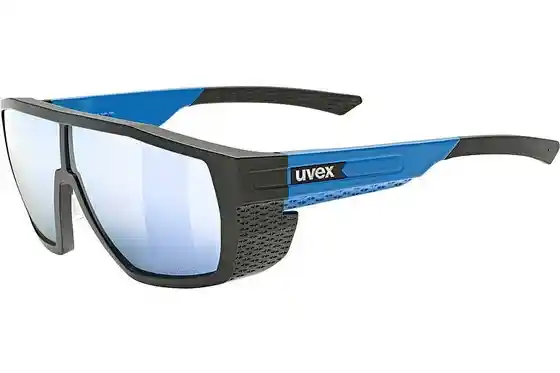 XXL Sale % - Uvex MTN Style P Black Blue Matt / Mirror Blue