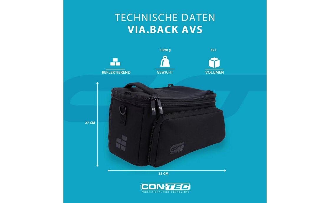 Contec Via.Back AVS Gep&auml;cktr&auml;gertasche 32L