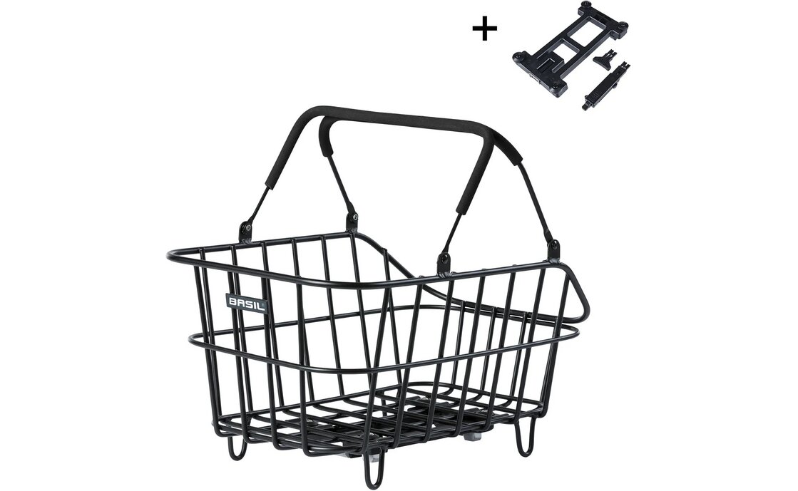 Basil Hinterradkorb Cento MIK Aluminium Weitmaschig