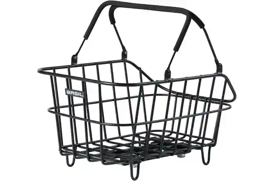 Körbe - Basil Hinterradkorb Cento MIK Aluminium Weitmaschig