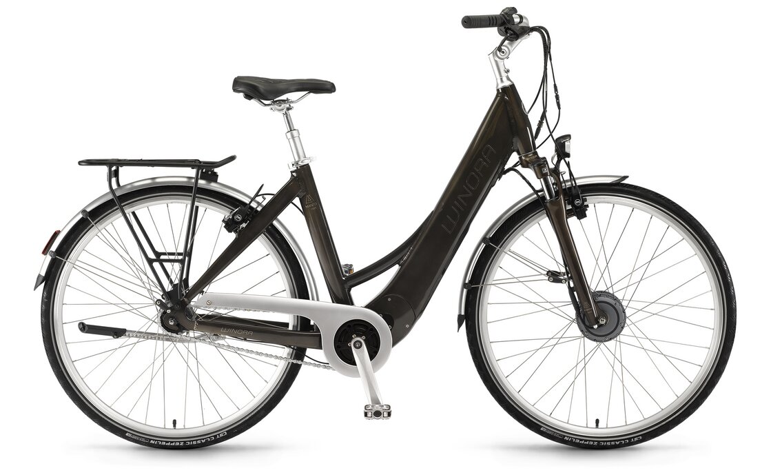 Winora Manto F7 auto Freilauf - 400 Wh - 26 Zoll - Tiefeinsteiger - Auslaufmodell