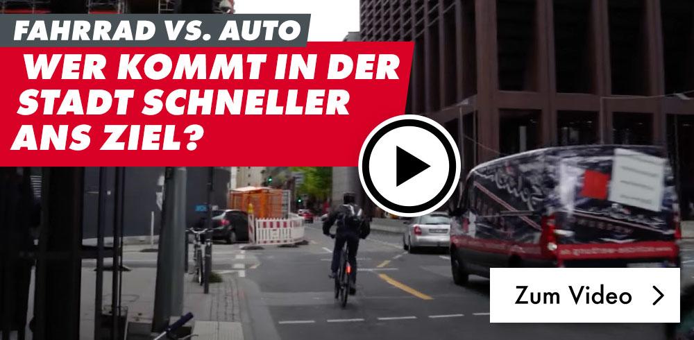 Wer kommt in der Stadt schneller ans Ziel