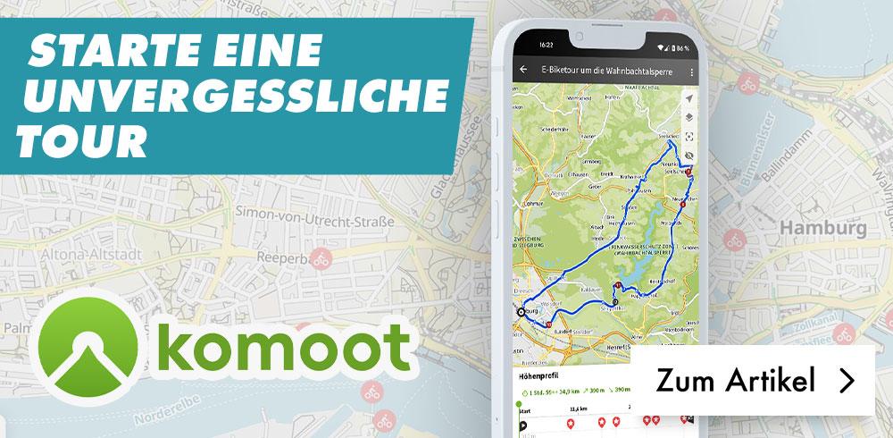 Entdecke unsere Fahrrad-XXL Komoot Routen