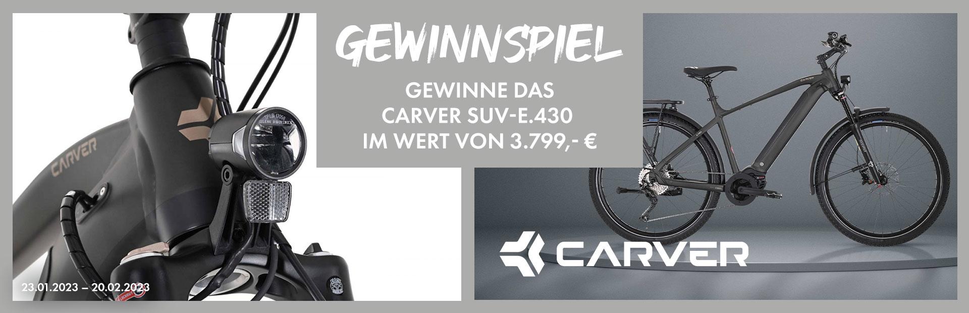 Carver E-Bike Gewinnspiel