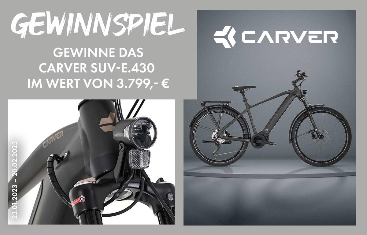 Carver E-Bike Gewinnspiel