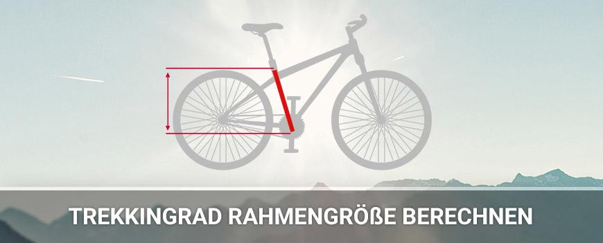 Trekkingrad Rahmengröße berechnen
