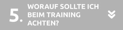 Worauf sollte ich beim Training achten? Sprungmarke Übertraining 5