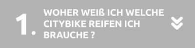 Welchen Citybikereifen brauche ich?