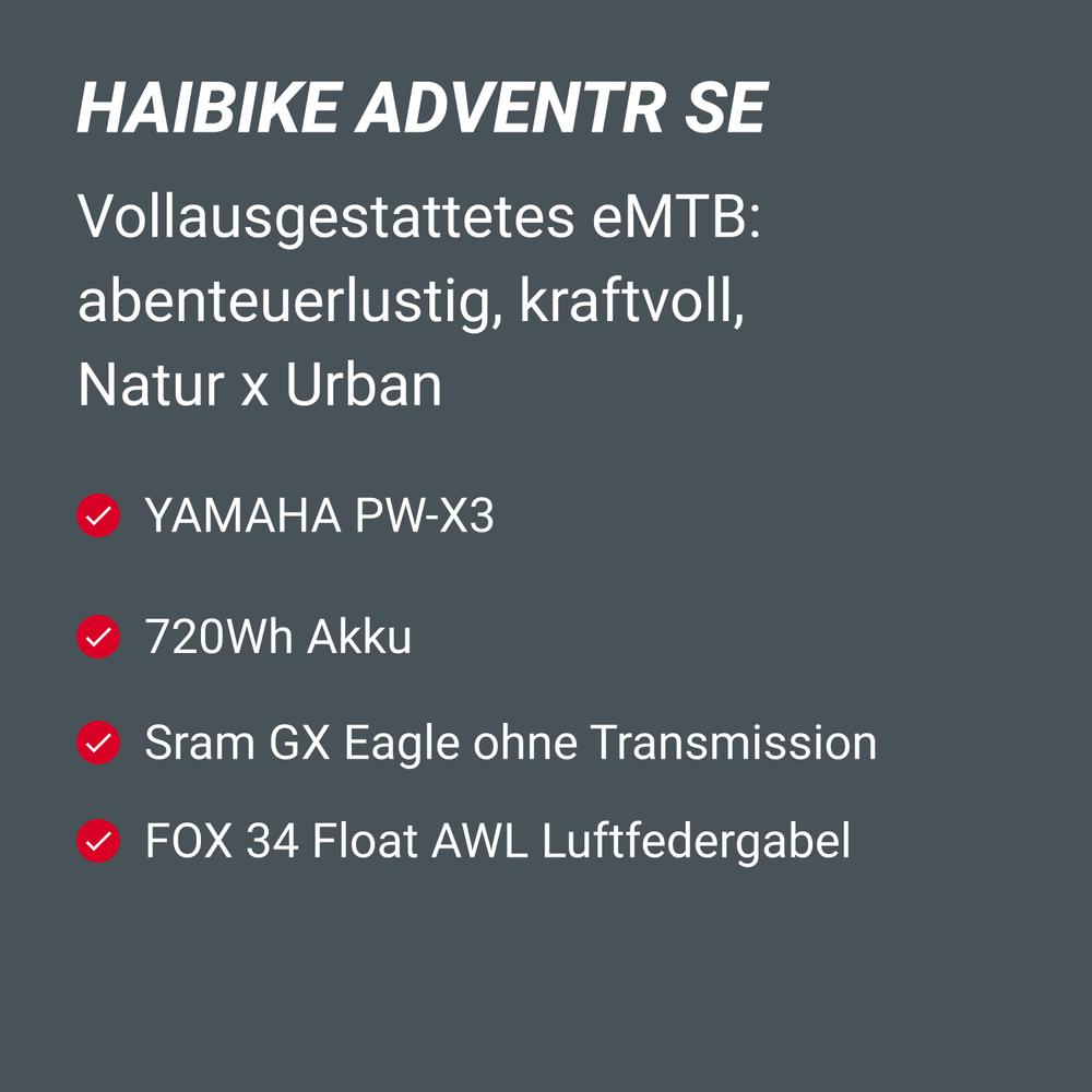 Gewinne das Haibike Adventr SE