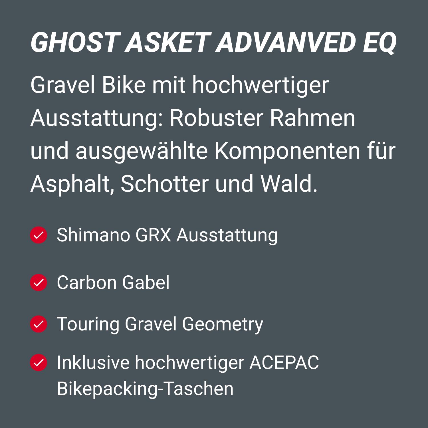 Gewinne das Ghost Asket Advanced EQ mit hochwertigen Taschen