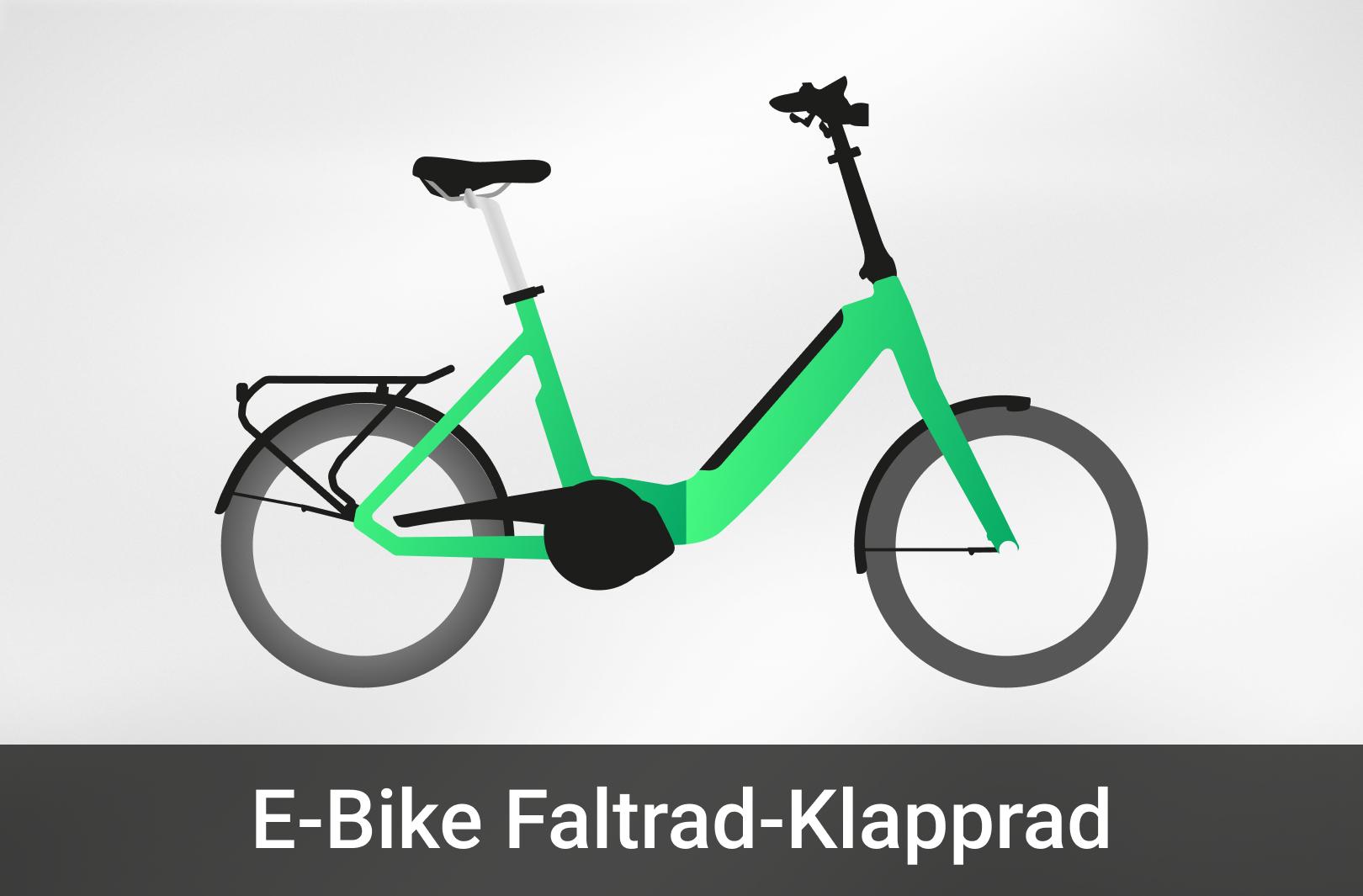 E-Bike Faltrad Bild
