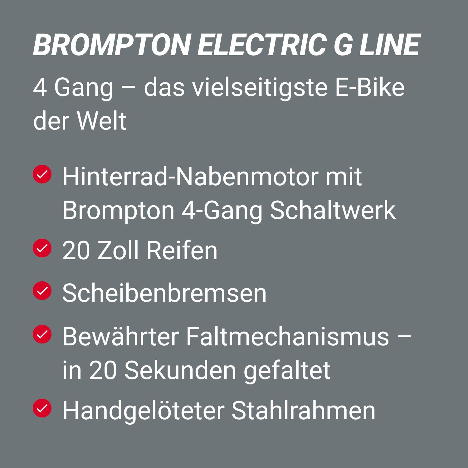 Gewinne das Brompton Electric G Line im Wert von 3.999€