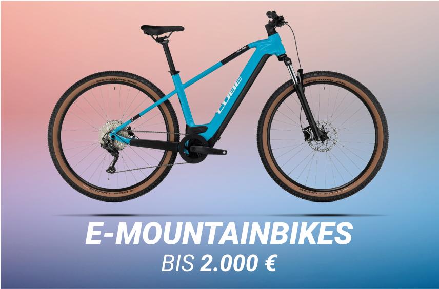 E-Mountainbikes bis 2000€