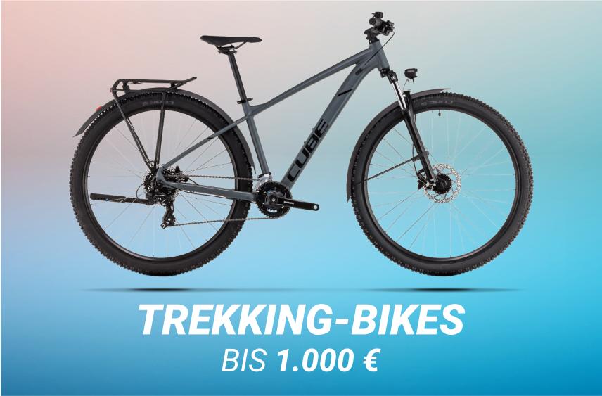 Zu den Trekking-Bikes bis 1000€