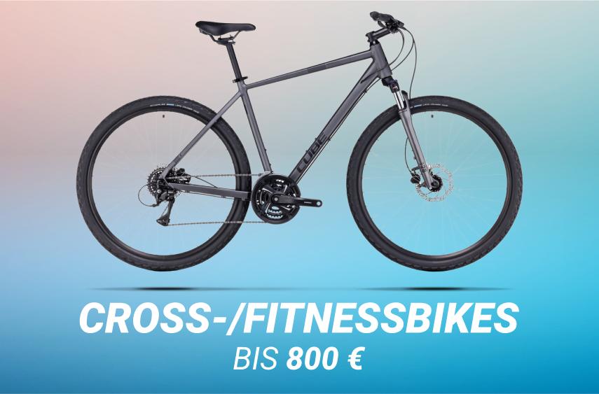 Zu den Cross-/Fitnessbikes bis 800€