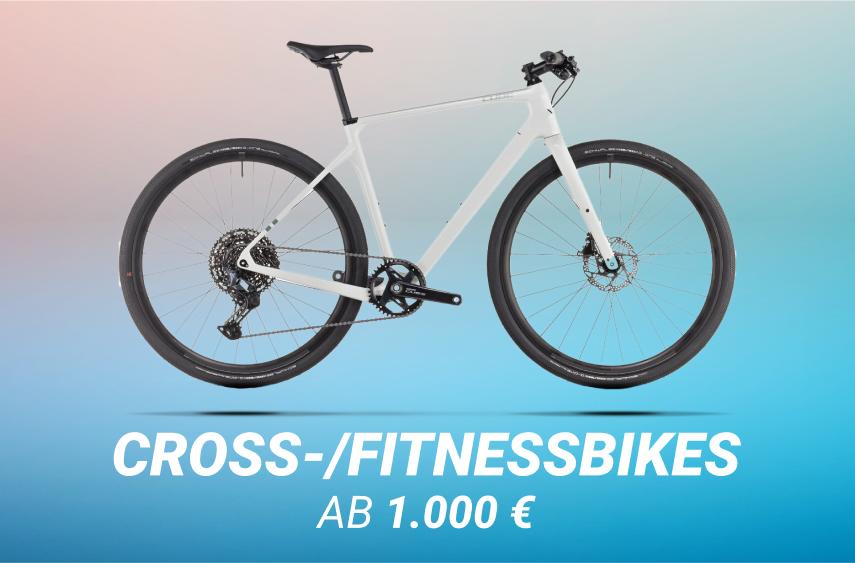 Zu den Cross-/Fitnessbikes ab 1000€