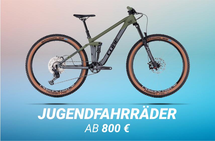 Zu den Jugendfahrräder ab 800€
