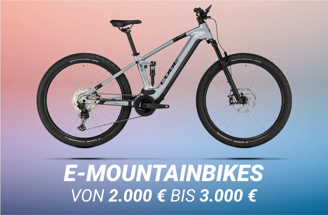 E-Mountainbikes bis 3000&euro;