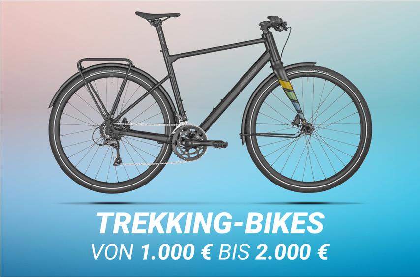 Zu den Trekking-Bikes bis 2000€