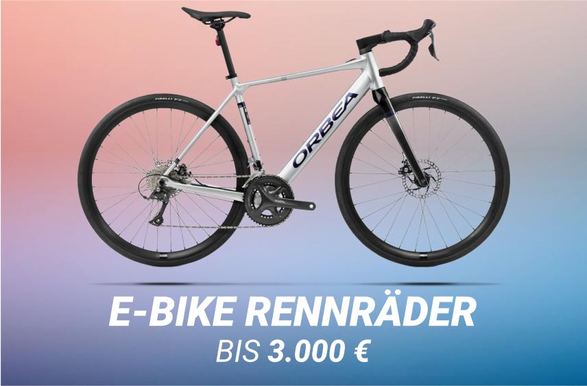 Zu den E-Bike Rennrädern bis 3000€