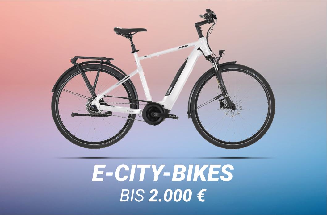 Zu den E-City-Bikes bis 2000€