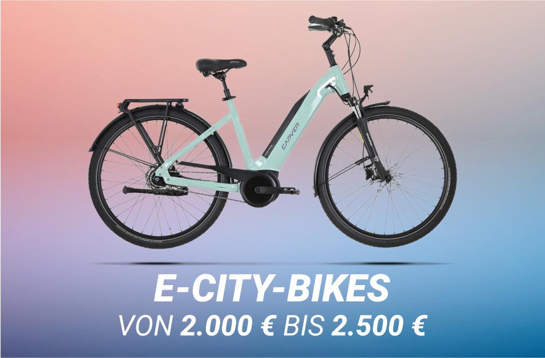Zu den E-City-Bikes bis 2500€