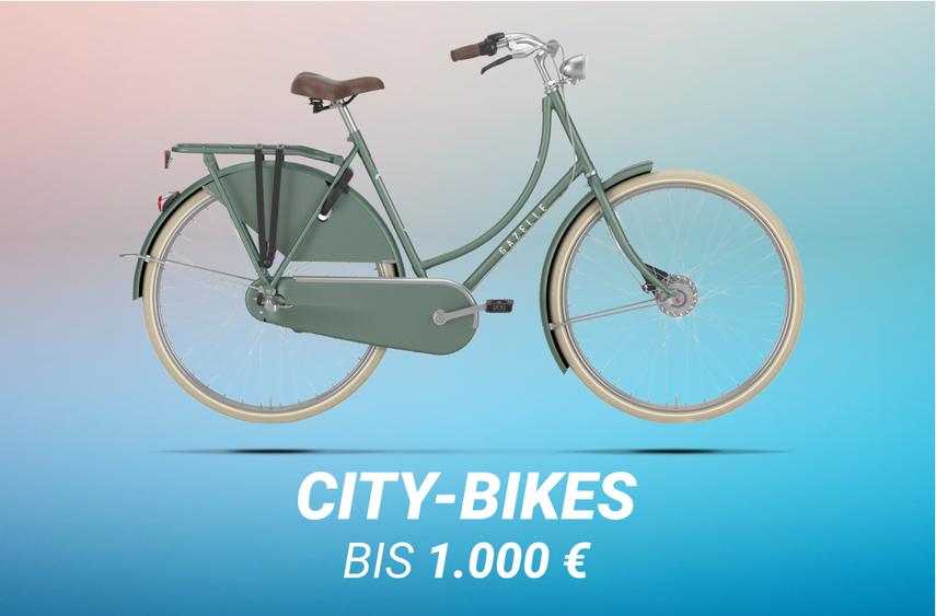 Zu den City-Bikes bis 1.000€