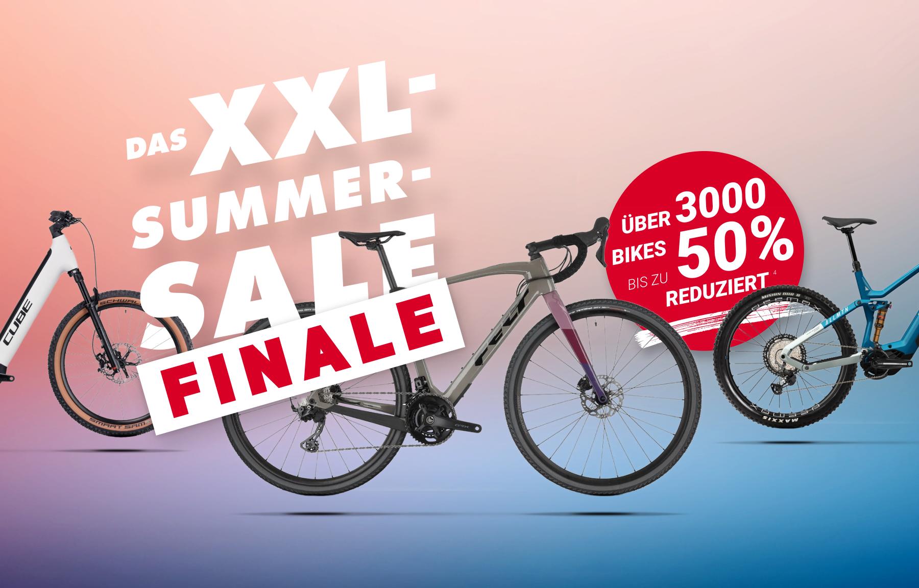 Der XXL-Summer-Sale Über 3.000 Bikes bis zu 50% reduziert